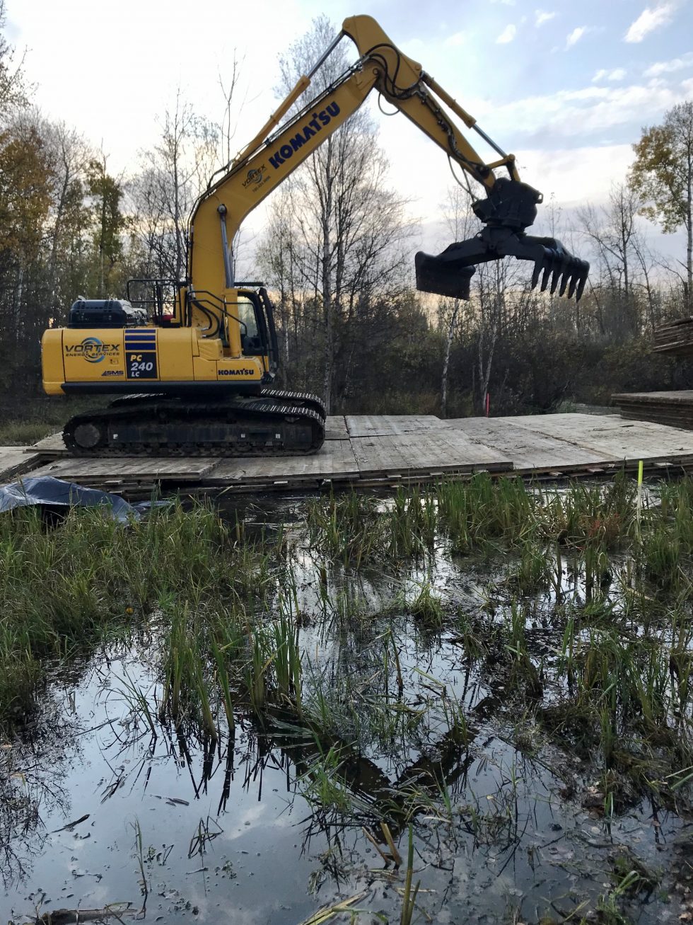Swamp Mats Rentals with Vortex Energy Services Vortex